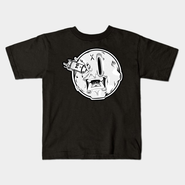 trip to the moon Kids T-Shirt by Mactivo